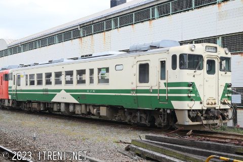 JR東日本 国鉄キハ40系気動車 キハ40 2018 驫木駅 鉄道フォト